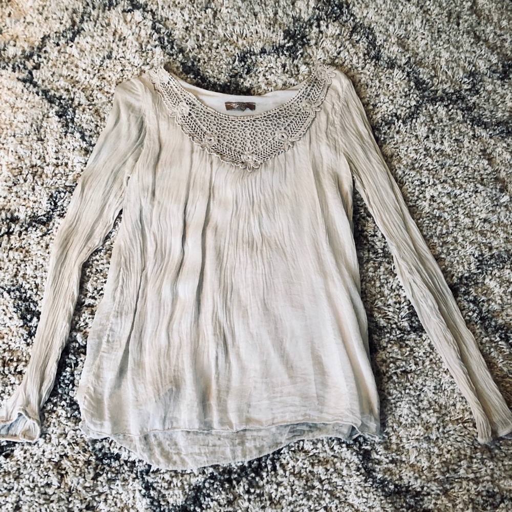 Crocheted Silk Top
